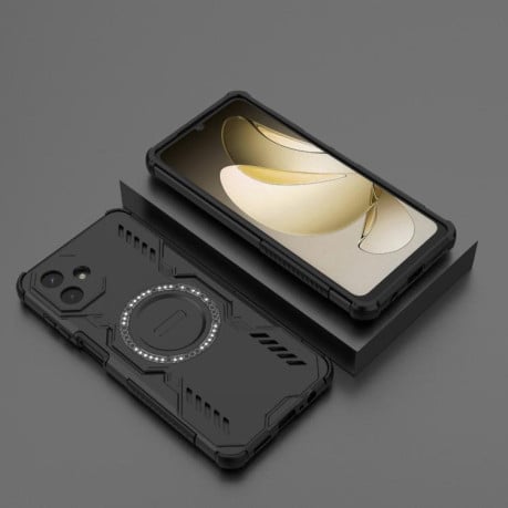 Протиударний чохол Butterfly Armor з MagSafe на Samsung Galaxy A07 4G - чорний