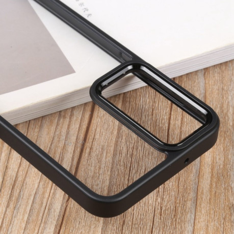Противоударный чехол Clear Acrylic Soft для Samsung Galaxy S23 5G - черный