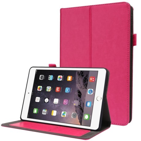 Чехол-книжка Business для iPad mini 6 - пурпурно-красный