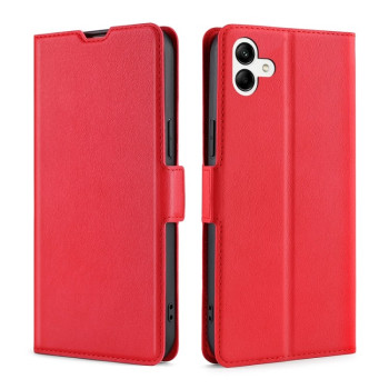 Чехол-книжка Voltage Side Buckle для Samsung Galaxy A04 - красный