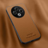 Чехол HUIYI Leather Magnetic на Tecno Spark 30 4G — коричневый