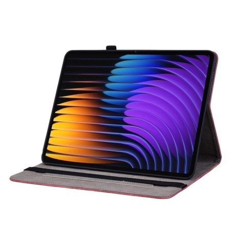 Чехол-книжка Butterfly Rose Embossed для Xiaomi Pad 7 / Pad 7 Pro - красный