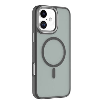 Чехол Mutural Skin Feel Series Frosted MagSafe Magnetic для iPhone 16 - черный