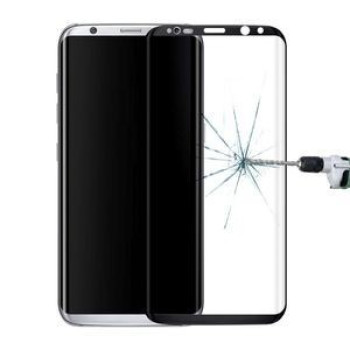 Защитное 3D стекло на весь экран 0.3mm 9H Черное для Samsung Galaxy S8+ / G955