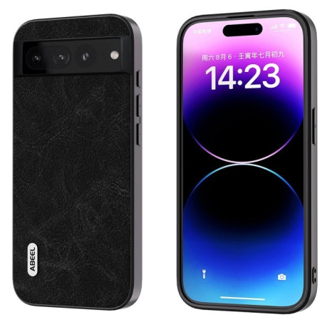 Противоударный чехол ABEELDream Litchi Texture PU для Google Pixel 8 Pro - черный