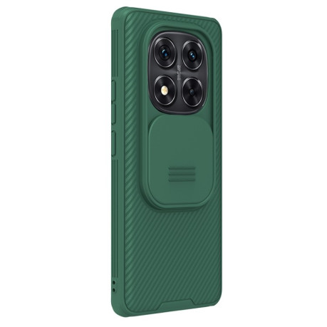 Ударозащитный чехол NILLKIN CamShield Pro на Xiaomi Redmi Note 14 Pro+ 5G - зеленый