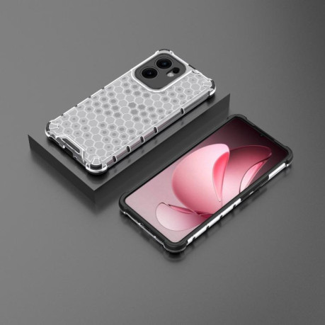 Протиударний чохол Honeycomb на OPPO Reno13 F/Reno13 FS- білий
