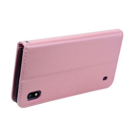 Чохол-книжка Rose Embossed на Samsung Galaxy A10- рожеве золото