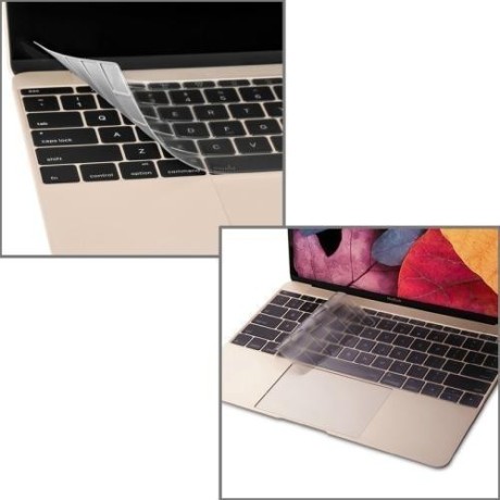 Прозорий Пластиковий Чохол Enkay Hat-Prince з накладкою для клавіатури для Macbook 12