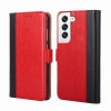 Чехол-книжка Ostrich Texture для Samsung Galaxy S22 Plus 5G - красный