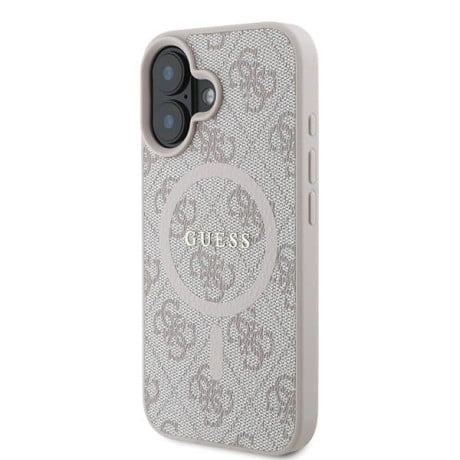 Оригінальний чохол Guess 4G Ring Classic MagSafe для iPhone 16 Plus - Pink