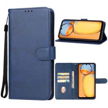 Чохол-книжка EsCase Leather для Redmi 14C 4G/Poco C75/Redmi A4 5G - синій