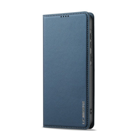 Чехол-книжка LC.IMEEKE L1 Series Frosted Fine Texture для Samsung Galaxy S25+ 5G - синий