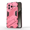 Протиударний чохол Punk Armor з підставкою для Xiaomi Redmi K80 / Poco F7 Pro — світло-червоний