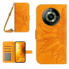 Чехол-книжка Skin Feel Sun Flower для Realme 11 Pro 5G/11 Pro+ 5G - желтый