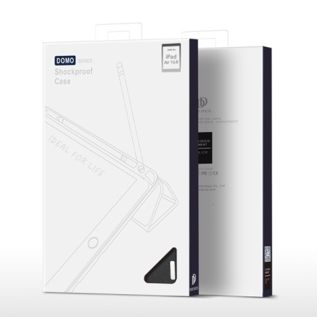 Противоударный чехол-книжка DUX DUCIS DOMO Series на iPad Air 10.9 2022/2020 - черный