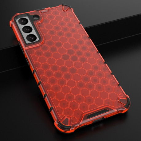 Противоударный чехол Honeycomb на Samsung Galaxy S22 Plus - красный