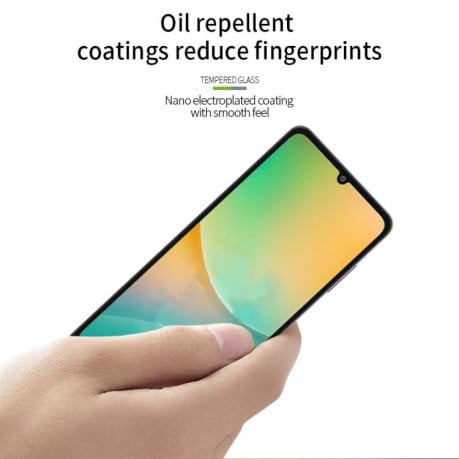 Захисне скло PINWUYO 9H 3D Full Screen на Samsung Galaxy M06 5G - чорний