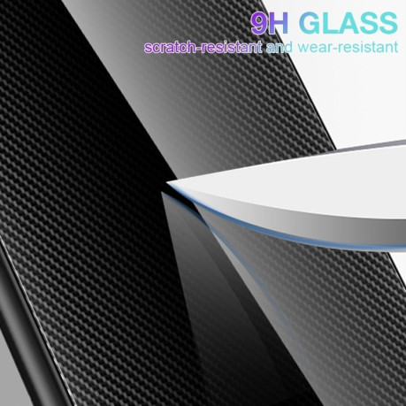 Противоударный чехол Gradient Glass для Xiaomi 13 - пурпурно-красный