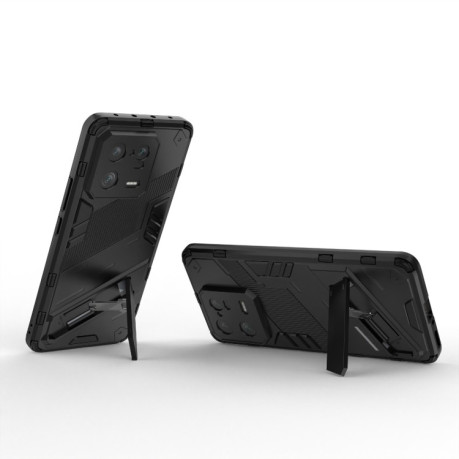 Противоударный чехол Punk Armor для Xiaomi 13 Pro - черный