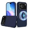 Силиконовый чехол Shockproof Silicone Magsafe на iPhone 18 Pro Max / 17 Pro Max — тёмно-синий