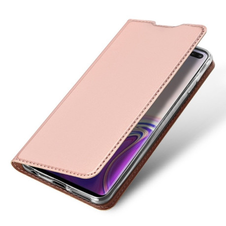 Чохол-книжка DUX DUCIS Samsung Galaxy S10+/G975-рожеве золото