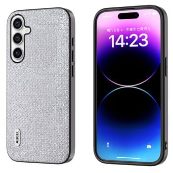 Чохол ABEEL Diamond Black Edge для Samsung Galaxy S23 FE 5G - сріблястий
