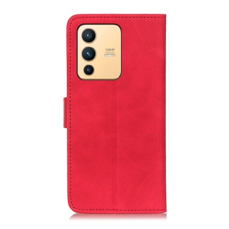 Чохол-книжка KHAZNEH Cowhide Texture на Vivo S12/V23 5G - червоний