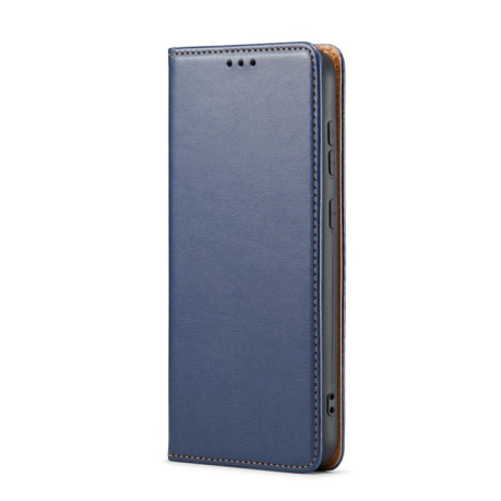 Шкіряний чохол-книжка Fierre Shann Genuine leather на Samsung Galaxy S23+ 5G - синій