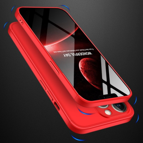 Чохол протиударний GKK Three Stage Splicing на iPhone 13 Pro - червоний