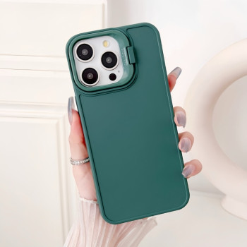 Протиударний чохол Lens Frame Holder Shockproof для iPhone 16 Pro - зелений