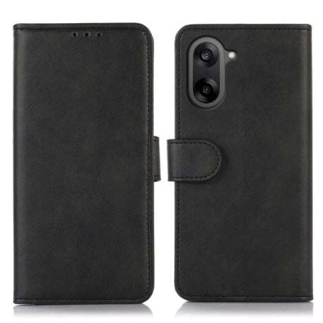 Чехол-книжка Cow Texture для OnePlus Nord CE5 / Ace 5 - черный