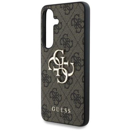 Оригинальный чехол Guess Big 4G Logo Classic Logo  для Samsung Galaxy S25 Plus - Brown