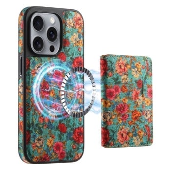 Чехол MagSafe Detachable Card Slot Holder для iPhone 16 Pro Max - синий