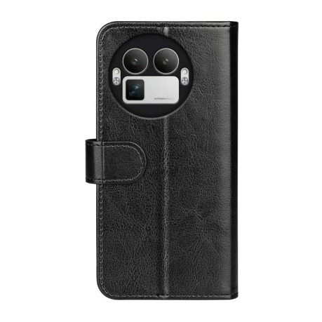 Чохол-книжка R64 Texture Horizontal Flip Leather на Realme GT 8 Pro 5G Global — чорний