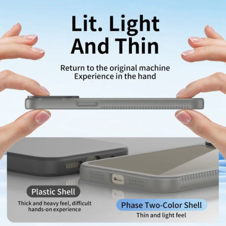 Противоударный чехол Color Contrast Lens для Realme 12 - черный