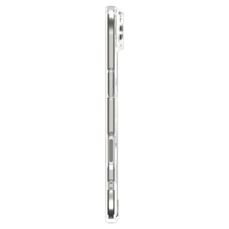 Оригінальний прозорий чохол Spigen Ultra Hybrid з MagSafe на iPhone Air - Clear and White