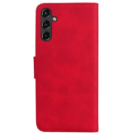 Чехол-книжка Skin Feel Pure Color для Samsung Galaxy A14 5G - красный