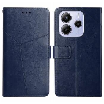 Чохол-книжка Y-shaped Pattern Flip Leather на Xiaomi Redmi Note 14 4G - синій