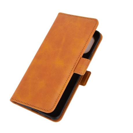Чехол-книжка Dual-side Magnetic Buckle для Xiaomi Mi 11 - желтый