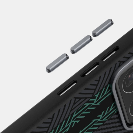 Ультратонкий чохол ABEEL 6D Micro Relief MagSafe Magnetic на Xiaomi 15 Pro - зелений