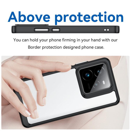 Противоударный чохол Colorful Acrylic Series для Realme GT 7 Pro - черный