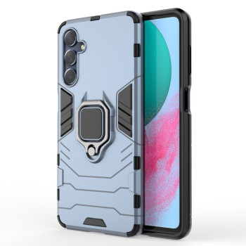 Противоударный чехол Magnetic Ring с подставкой на Samsung Galaxy M54 5G - синий