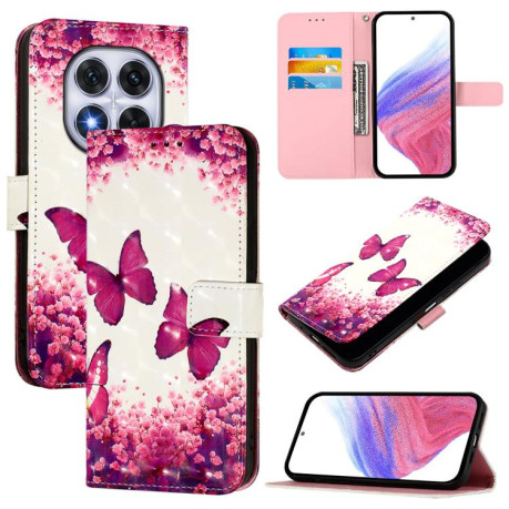 Чохол-книжка 3D Painting для Xiaomi Redmi Note 14 Pro 5G/Poco X7 - Butterfly