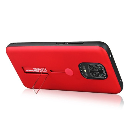 Противоударный чехол Oil Feel на Xiaomi Redmi Note 9s / Note 9 Pro - серебристый