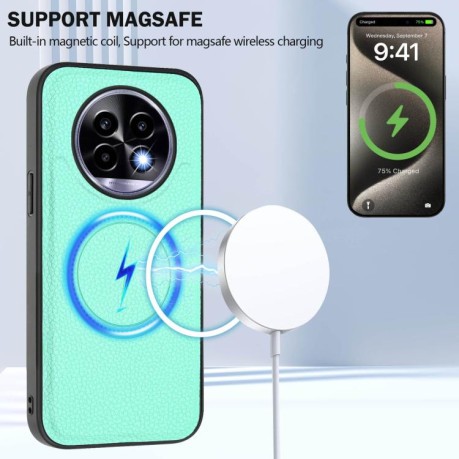 Чохол CX01 Detachable Magsafe Magnetic Card Bag для Realme 13 Pro / 13 Pro+ - зелений