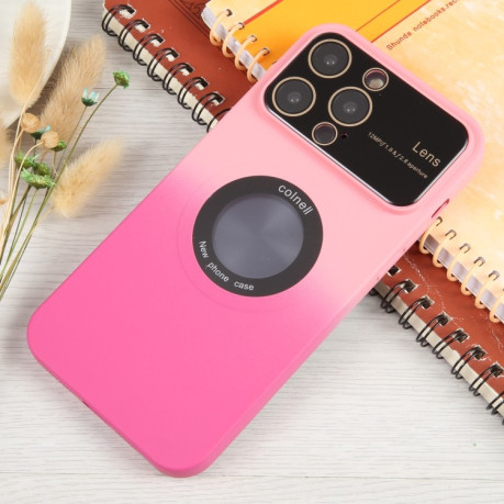 Противоударный чехол Gradient Silicone Shockproof Magsafe для iPhone 15 Pro - Rose