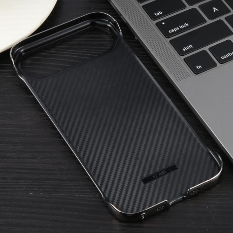 Противоударный чехол Electroplating Frameless Frosted Anti-Glare PC MagSafe для iPhone Air - Gray