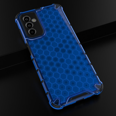 Противоударный чехол Honeycomb на Samsung Galaxy M13 - синий
