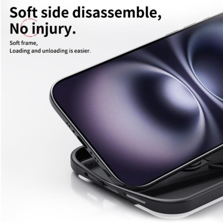 Противоударный чехол Double Ring MagSafe Magnetic Holder для iPhone 17 - синий